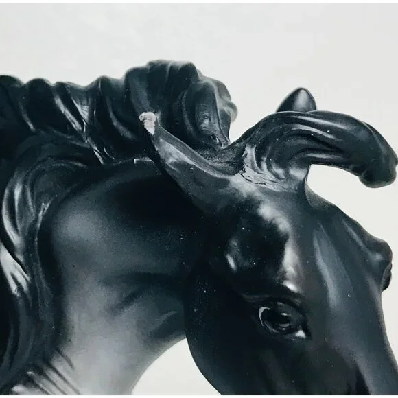 Breyer Nokota Horse Blue Roan Mustang #1279 2007 Benefit Model Figure Gray Black - Picture 4 of 9